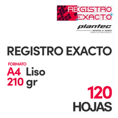 Papel Registro Exacto Liso 210gr A4 120 Hojas