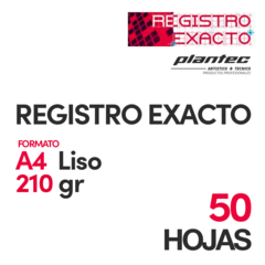 Papel Registro Exacto Liso 210gr A4 50 Hojas