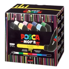 POSCA - MOP - PCM 22 - ESTUCHE X 8 COL. BÁSICOS