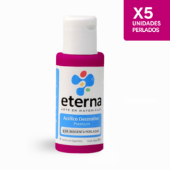 Acrilico Decorativo Eterna Perlados 50ml X5