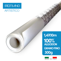 Rollo Fabriano Artistico 300gr 100% Algodón G Fino 1,4x10m