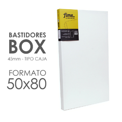 Bastidor Entelado Box45mm Fime 50X80