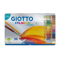 Lapiz Giotto Stilnovo Acuarelable 36 Colores Lata