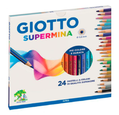 Lapiz Giotto Supermina X 24 Colores