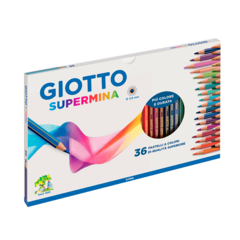 Lapiz Giotto Supermina X 36 Colores