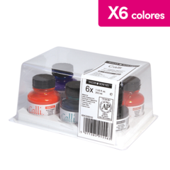 Tinta Caligrafia LETTERING Daler Rowney 29.5ml Set 6 Colores