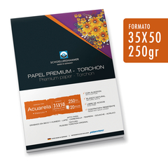 Papel Para Acuarela Block Torchon - 35x50 - 250gr X20 Hojas