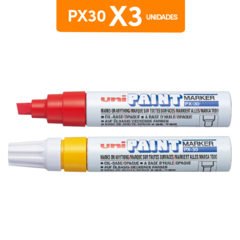 Marcador Uni Paint Px 30 - 3 Unidades