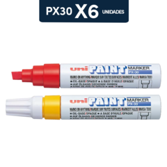 Marcador Uni Paint Px 30 - 6 Unidades