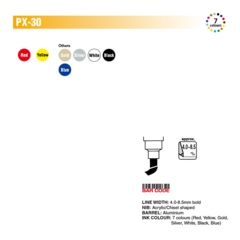 Marcador Uni Paint Px 30 - 1 Unidad - comprar online