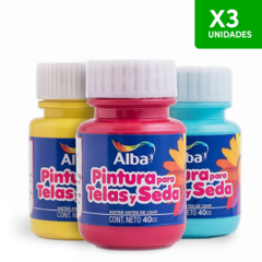 Pintura Para Tela ALBA 40ml X3