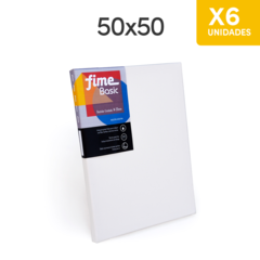 Bastidor Entelado Fime Linea Basic 50x50 6 Unidades