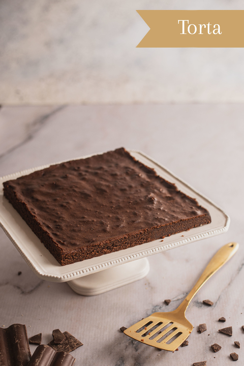 Brownie de chocolate - Torta 20x20cm - SIN HARINA - NO APTO CELIACOS