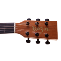 Violão Rozini Custom Folk Aço RX340.AC.F.M Fosco Em Mogno - Plander