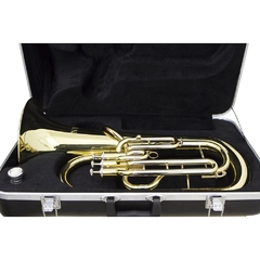 Euphonium Bombardino 3 Pistos New York NY EP200 Sib Laqueado Dourado com Case