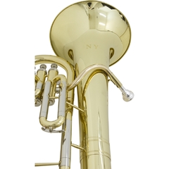 Euphonium Bombardino 3 Pistos New York NY EP200 Sib Laqueado Dourado com Case - Plander