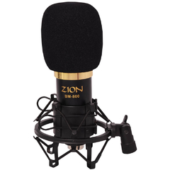 Microfone Zion BM800Z Para Voz, Gravação, Uso Em Pc Ou Notebook - Plander