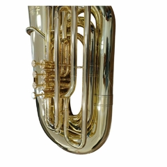 Tuba 5/4 Sib HS Musical TB1 4 Pistos Frontal Laqueada na internet