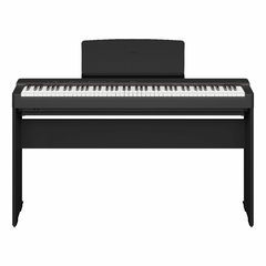 Piano Digital Yamaha P-225B Preto 88 Teclas Fonte Bivolt com Suporte Madeira e Pedal Triplo - loja online