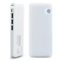 Carregador Portátil Celular Exbom Power Bank Com Lanterna