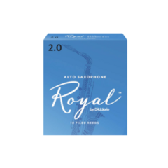 Palheta Rico Royal By D'addario Sax Alto 2 - Valor Unitário