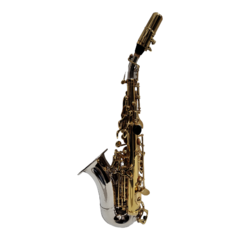 Sax Soprano Curvo Zion SS200L-N Niquelado Detalhes Laqueado - Seminovo - comprar online