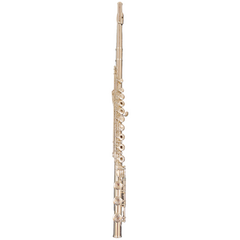 Flauta Transversal Yamaha YFL481 Chaves Vazadas Prata Maciça Pé em Sib - Usada (9420)