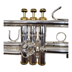 Trompete Sib Bach Stradivarius 37M Prateado - Usado (3294) - Plander