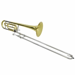 Trombone de Vara com Rotor Sib/Fá NY TB200VR Laqueado, Estojo e Bocal - comprar online