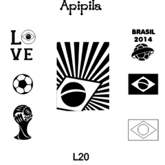 Apipila L20 - Brasil, Bandeira, Futebol