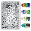 Placa M5 (Candy Skull) Esmaltes,Unhas, Pincel