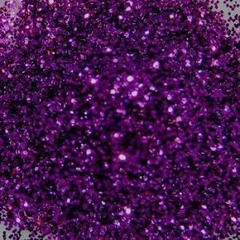 Glitter Hexagonal Pequeno Roxo