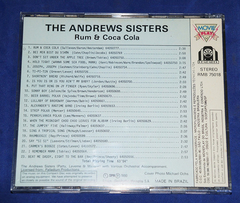 The Andrews Sisters - Rum & Coca Cola - Cd - 1990 - Portugal - comprar online