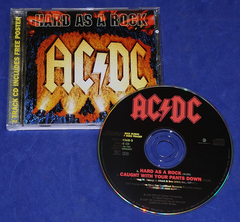 Ac/dc - Hard As A Rock - Cd Single + Poster - 1995 - Eu