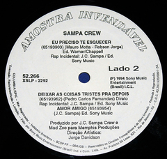Sampa Crew - Mesmo Assim 12 Ep Promo 5 Musicas 1994 na internet