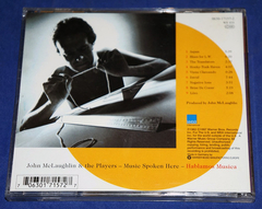 John Mclaughlin - Music Spoken Here - Cd 1997 Alemanha Novo - comprar online