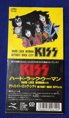 Kiss - Hard Luck Woman / Detroit Rock City Cd 3 Japão 1988