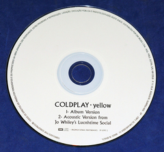 Coldplay - Yellow - Cd Single - 2000 - Promocional - comprar online