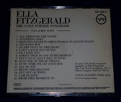 Ella Fitzgerald - The Cole Poter Songbook Vol.1 - Cd - 1989 - comprar online