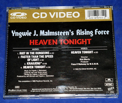 Yngwie Malmsteen - Heaven Tonight - Cd Video - 1988 - Usa - comprar online