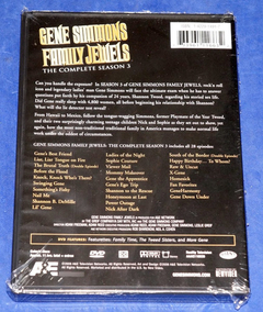 Gene Simmons - Family Jewels Season 3 - 4 Dvds 2008 Usa Kiss - comprar online