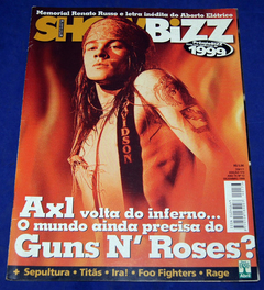 Show Bizz Nº 173 Revista Dezembro 1999 Axl