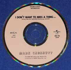 Mark Chesnutt - I Don't Want To Miss A Thing Cd Single Promo