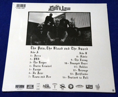 Lion's Law - The Pain, The Blood And The Sword Lp Azul 2020 - comprar online