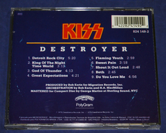 Kiss - Destroyer - Cd 1994 - comprar online