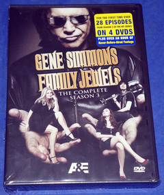 Gene Simmons - Family Jewels Season 3 - 4 Dvds 2008 Usa Kiss