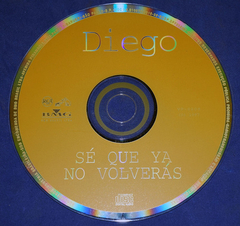 Diego Torres - Sé Que Ya No Volverás - Cd Single 1997 Promo - comprar online
