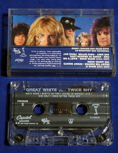 Great White - Twice Shy - Fita K7 - 1989 - Usa - comprar online