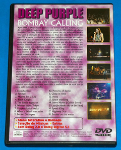Deep Purple - Bombay Calling - Dvd - Brasil - comprar online