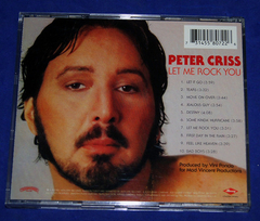 Peter Criss - Let Me Rock You Cd 1998 Usa Kiss - comprar online
